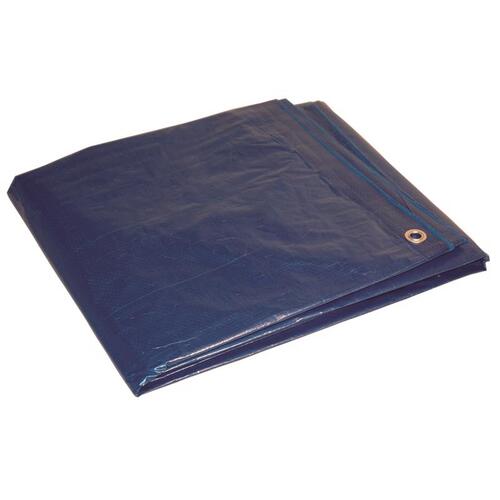 Poly Tarp 10 ft. W X 12 ft. L Medium Duty Polyethylene Blue Blue