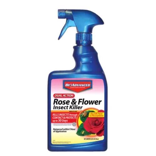 BioAdvanced 820156B All-In-One Rose and Flower Care Concentrate, Spray Application, 24 oz Bottle