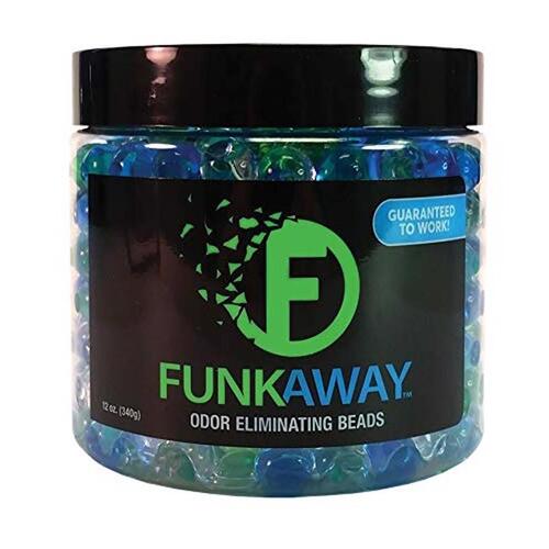 B2Z PRODUCTS INC FABE12 Odor Eliminating Beads FunkAway Fresh Clean Scent 12 oz Beads