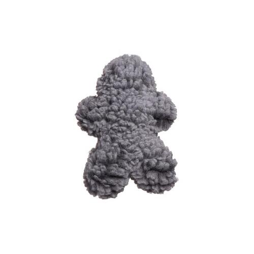 HuggleHounds 40226 Pet Toy HuggleFleece Gray Fleece Man Medium Gray