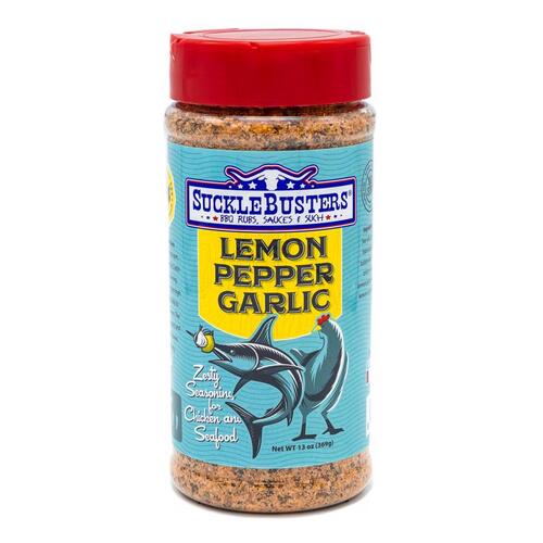 SuckleBusters SBLP/005 BBQ Rub Lemon Pepper Garlic 13 oz