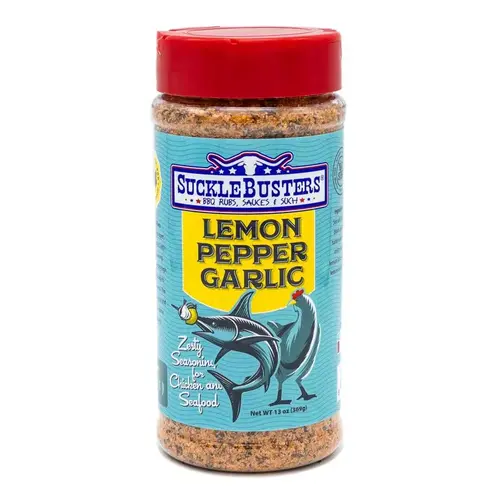 BBQ Rub Lemon Pepper Garlic 13 oz