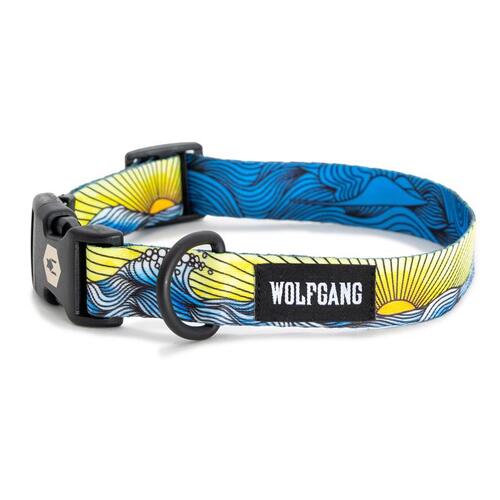 Wolfgang WC-002-111 Adjustable Collar Multicolored Dawn Patrol Polyester Dog Medium Multicolored