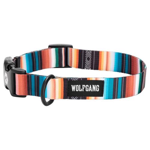 Wolfgang WC-002-06 Adjustable Collar Multicolored LostArt Polyester Dog Medium Multicolored