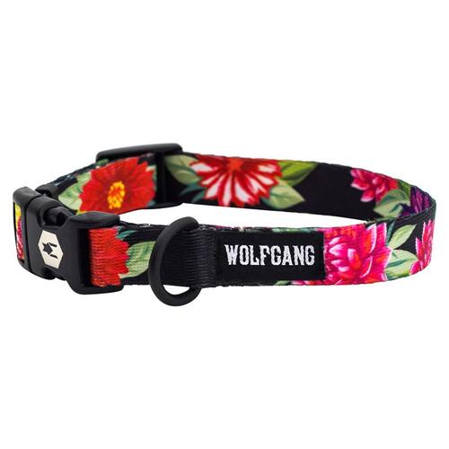 Wolfgang WC-001-00 Collar Multicolored DarkFloral Polyester Dog Small Multicolored