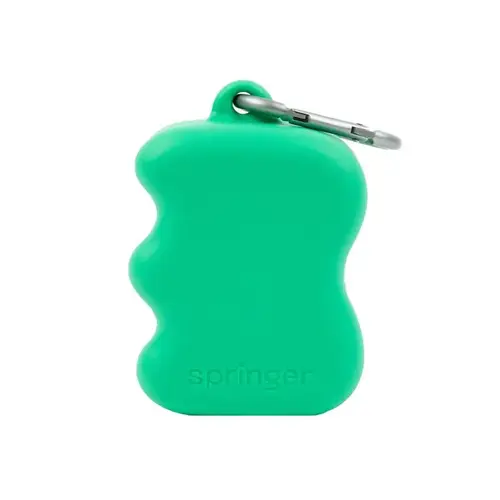 Treat Pouch Green Rubber Green