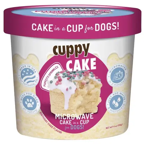 Puppy Cake 011586991347 Treats Birthday Cake with Pupfetti Sprinkles For Dogs 4 oz