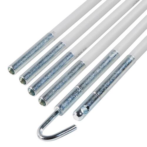 Klein Tools 56409 Fish and Glow Rod Attachment Set 9 ft. L Fiberglass Silver