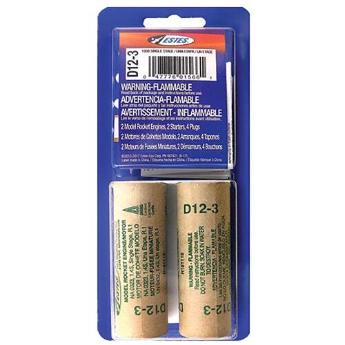 Estes 001541 Model Rocket Engines 2 pc