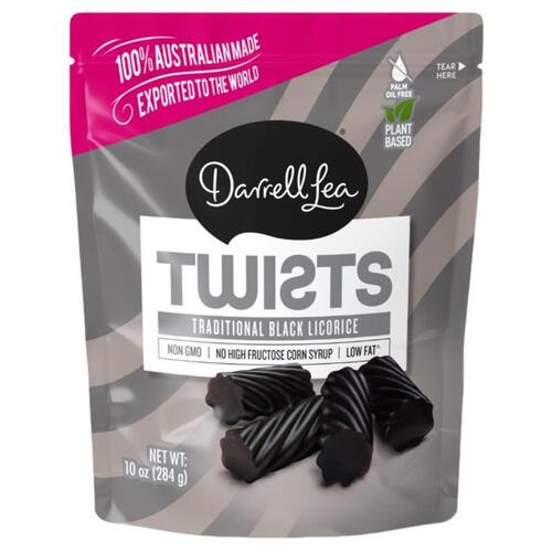 Licorice Bites Twists Traditional Black Licorice 10 oz