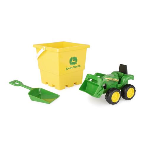 Tomy International Inc 47339 Sandbox Set John Deere Farm Green/Yellow 3 pc Green/Yellow