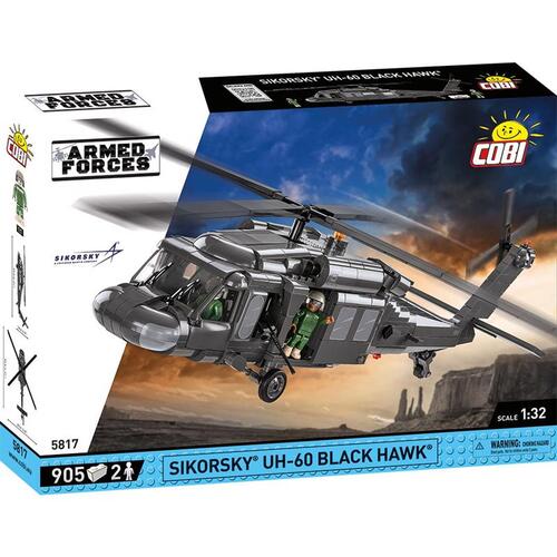 Cobi COBI-5817 Block Set Sikorsky UH-60 Plastic Multicolored 905 pc Multicolored