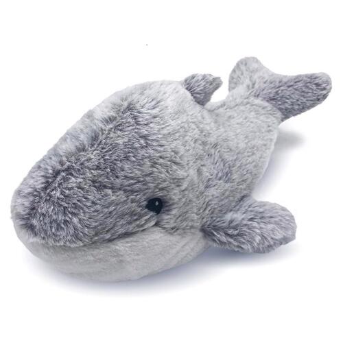 Warmies CP-DOL-2 Stuffed Animal Dolphin Plush Gray Gray