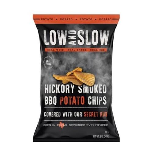 Potato Chips Hickory Smoked BBQ 5 oz Bagged - pack of 6