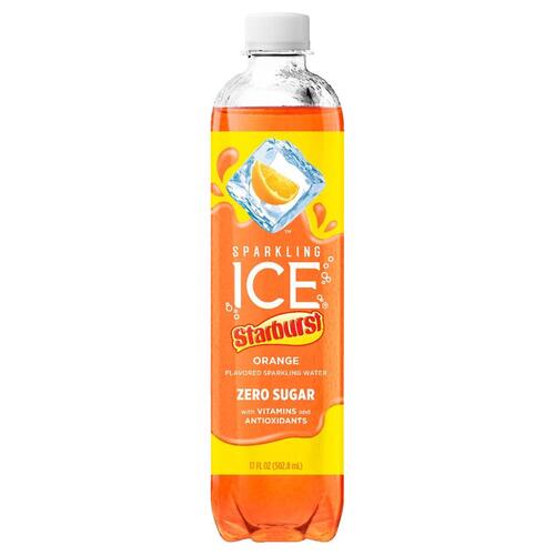 Sparkling Ice FG00538 Bottled Water Starburst Orange 17 oz