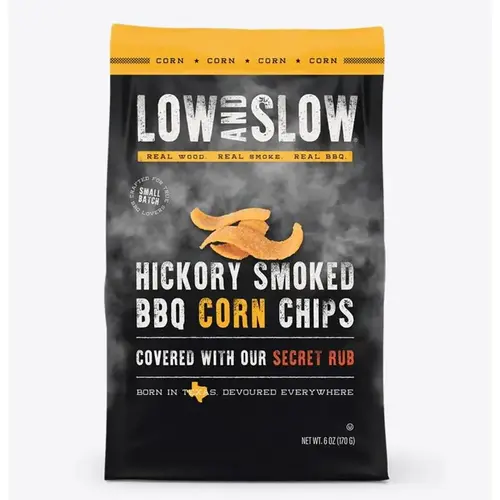 Chips Hickory Smoked BBQ 6 oz Bagged - pack of 6