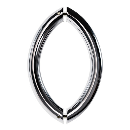 6 Inches Center To Center Arch Style Back To Back Shower Door Handle Polished Chrome