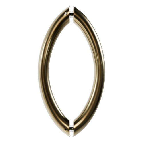 8 Inches Center To Center Arch Style Back To Back Shower Door Handle Lifetime Brass