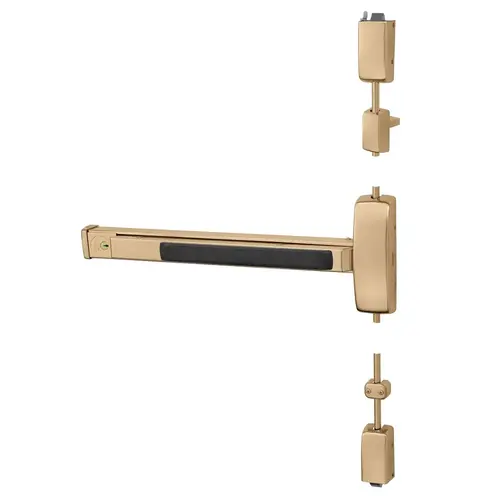 Surface Vertical Rod Exit Device Bright Bronze Clear Coated