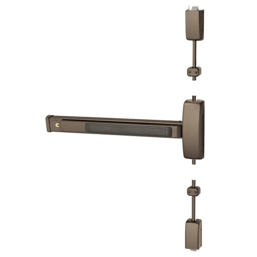 Surface Vertical Rod Exit Device Dark Oxidized Satin Bronze Oil Rubbed