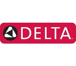 Brand logo for Delta Faucet