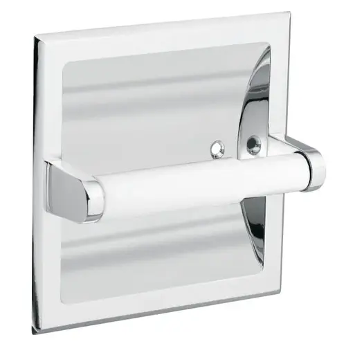 Commercial Recessed Paper Holder Satin Stainless Steel Finish