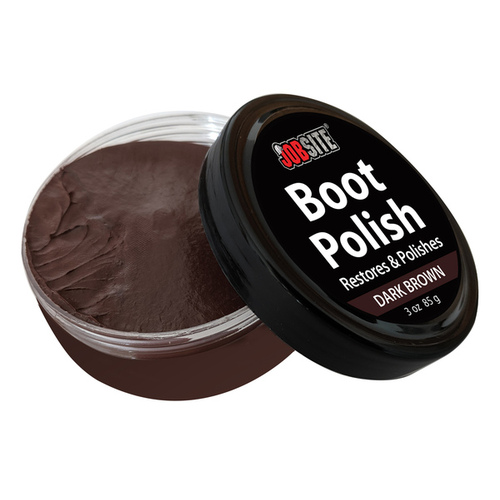 JobSite 54024 JobSite Boot Creme Polish - Dark Brown