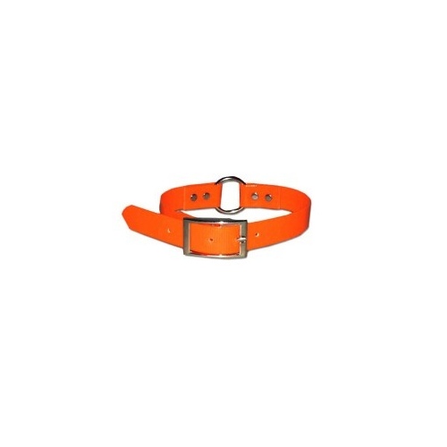 Poly Coated Ring-In-Center Safety Collar Orange 1" x 25"