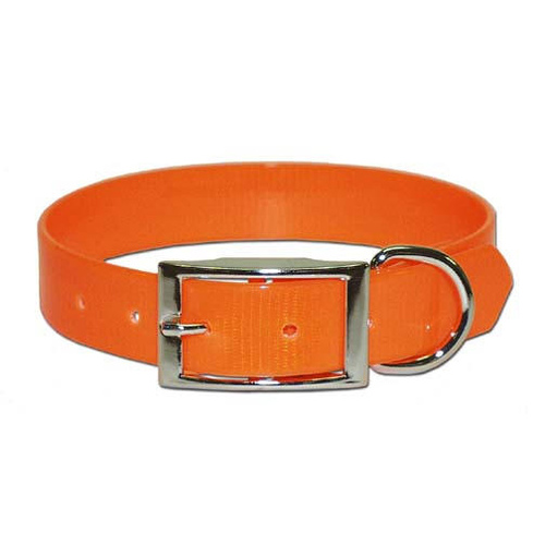 SunGlo Poly Coated Nylon Hunt Collar - Orange 1" x 17"