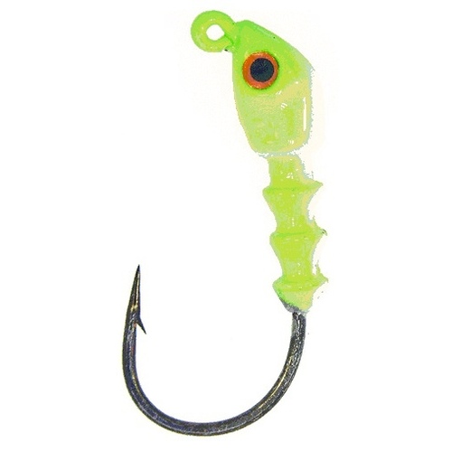 Bass Assassin Lures Inc JA05005 Jighead JA Series Fishing Lure 1/16-oz Chartreuse Flash