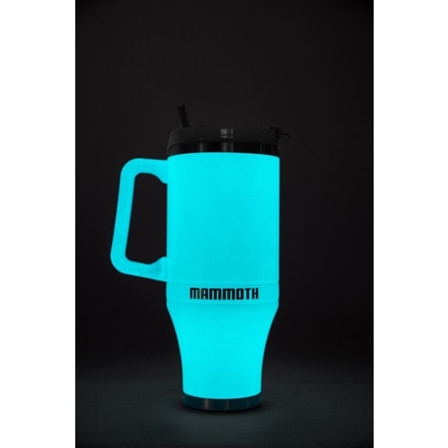 Ascent 40 oz. Tumbler with Handle - Light Blue Glow