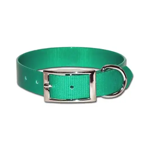 SunGlo Poly Coated Nylon Hunt Collar - Green 1" x 17"