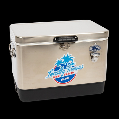 SL Tommy Bahama POrtable Cooler 54Qt. Stainless