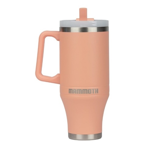 Mammoth Coolers MS40ASC-1625 Ascent 40 oz. Tumbler with Handle - Coral