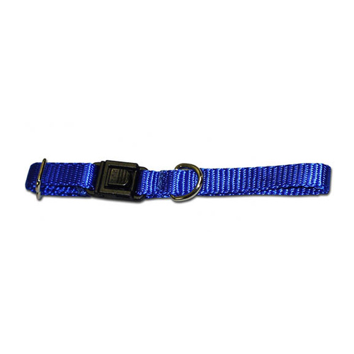 3/8" Kwik Klip Adjustable Nylon Dog Collar XS Blue