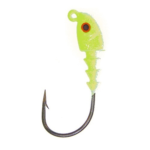 Jighead JA Series Fishing Lure 1/4-oz Chartreuse Flash