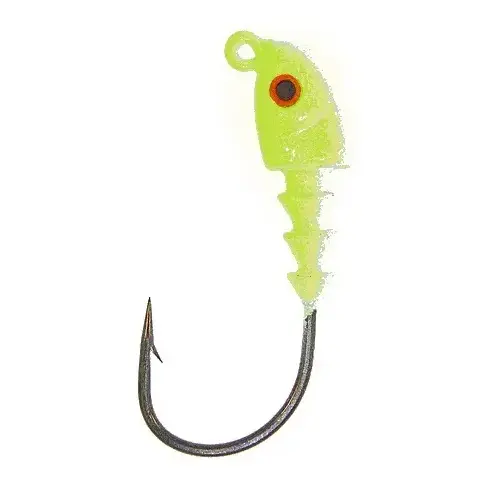 Jighead JA Series Fishing Lure 1/4-oz Chartreuse Flash