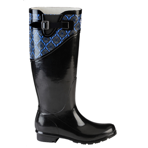 Rocky Brands, Inc PC103V Ranger Classic Tall Womens Boot - Size 10 Black/Blue Victorian Pair