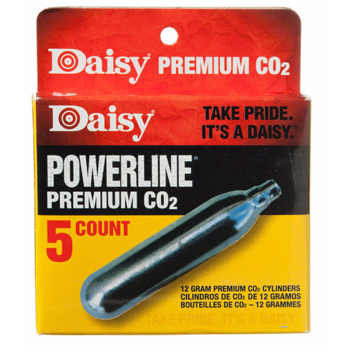 Daisy Outdoor Products 7580 Daisy Powerline Premium 12 Gram CO2 Cylinders for Air Guns