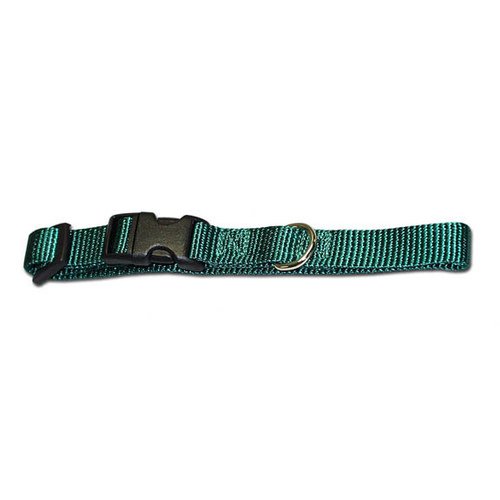 Omnipet 103QKN-GREEN 5/8" Kwik Klip Adjustable Nylon Dog Collar S Green