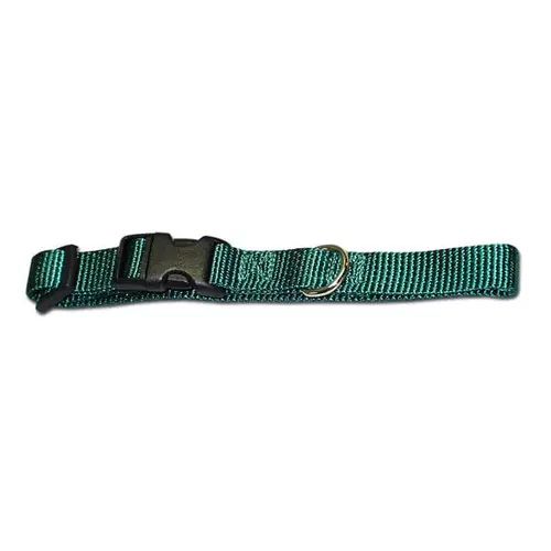 5/8" Kwik Klip Adjustable Nylon Dog Collar S Green