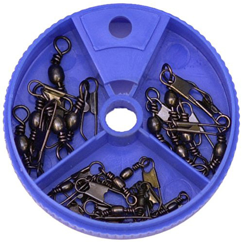 Eagle Claw Fishing Tackle 01181-001 Snap Swivel Assortment 01181-001 (Brass) 20/Piece