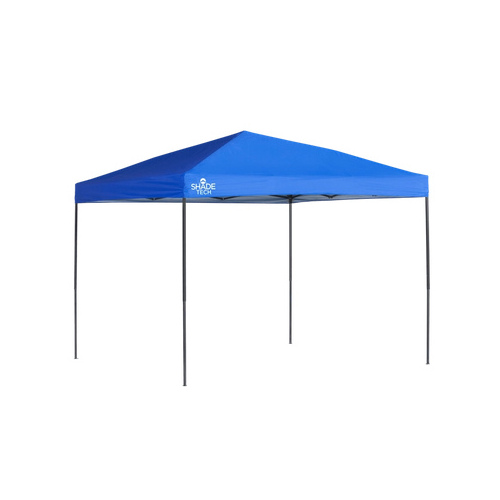 SL SHade Tech Pop Up Canopy 10x10 - Blue Straight Leg