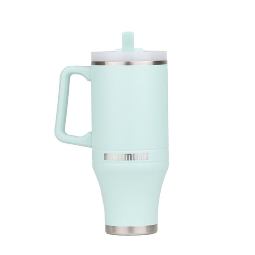 Mammoth Coolers MS40ASC-572 Ascent 40 oz. Tumbler with Handle - Seafoam