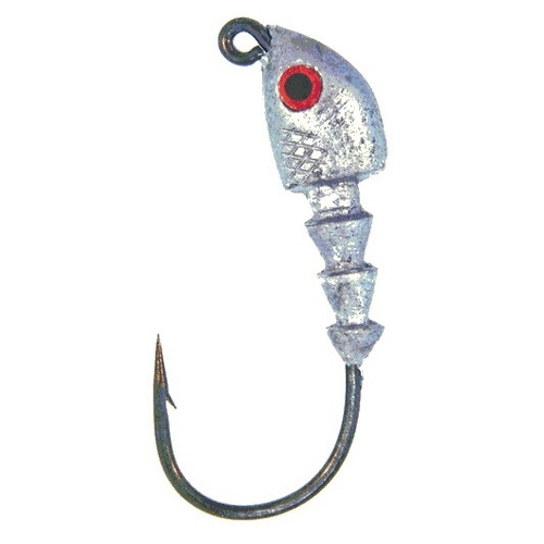 Jighead JA Series Fishing Lure 1/8-oz Lead/Red Eye