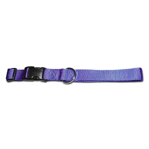 1" Kwik Klip Adjustable Nylon Dog Collar L Blue