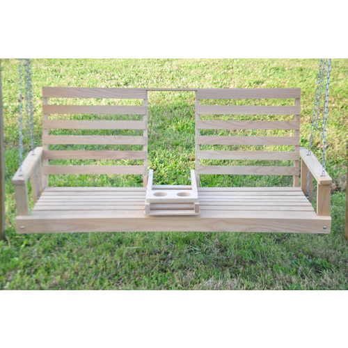 5' Oak Cup Holder Swing