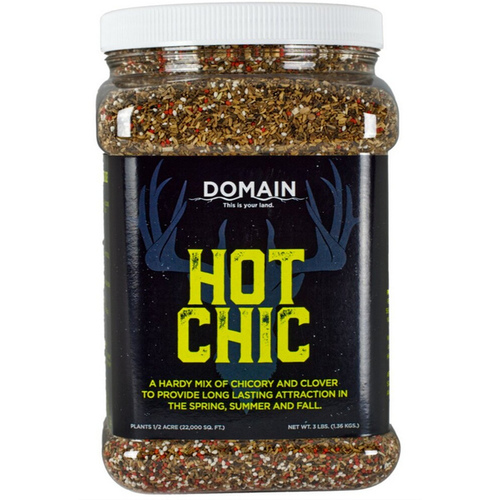 Domain Outdoor LLC HCFP Hot Chic Perennial Deer Mix - 3 pounds - Covers 1/2 Acres