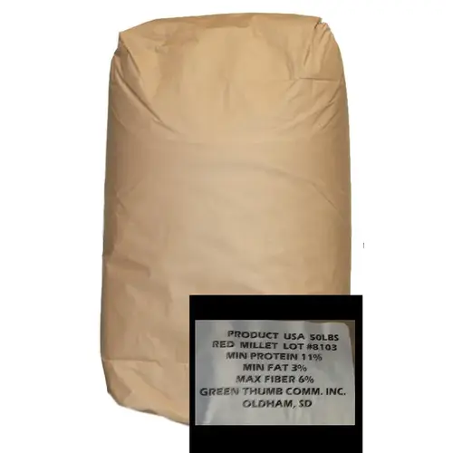 Green Thumb Commodities Inc 13701840 Red Millet Feed Grade 50LB Bag