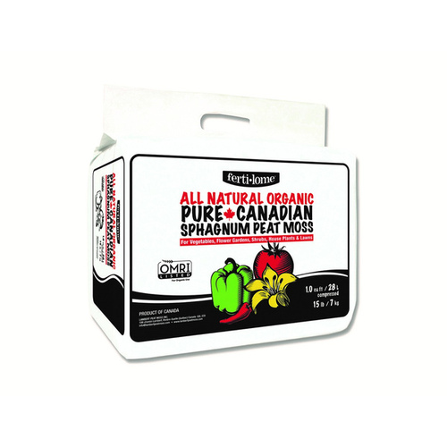 LAMBERT PEAT MOSS INC 05175 Ferti-lome Pure Canadian Peat Moss - 1cu. ft.